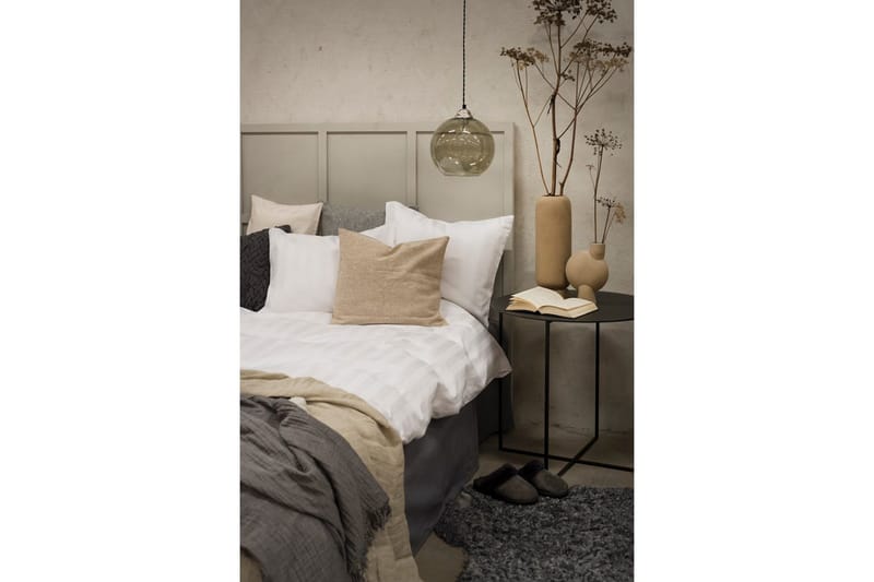 Påslakanset Dubbelsäng 3-Dels Satin - Vit - Textilier & mattor - Sängkläder - Bäddset & påslakanset