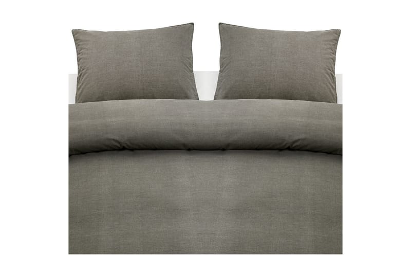 Påslakanset Dubbelsäng 3-Dels Washed, Grå