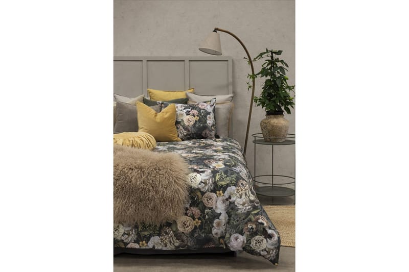 Påslakanset Enkelsäng 2-Dels Abigail Grön - Borganäs of Sweden - Textilier & mattor - Sängkläder - Bäddset & påslakanset