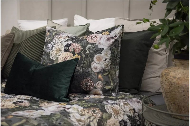 Påslakanset Enkelsäng 2-Dels Abigail Grön - Borganäs - Textilier & mattor - Sängkläder - Bäddset & påslakanset