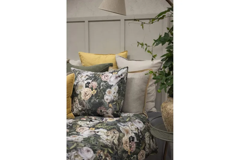 Påslakanset Enkelsäng 2-Dels Abigail Grön - Borganäs - Textilier & mattor - Sängkläder - Bäddset & påslakanset