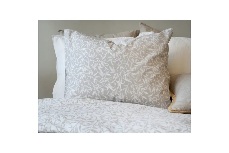 Påslakanset Enkelsäng 2-Dels Garden - Greige - Textilier & mattor - Sängkläder - Bäddset & påslakanset