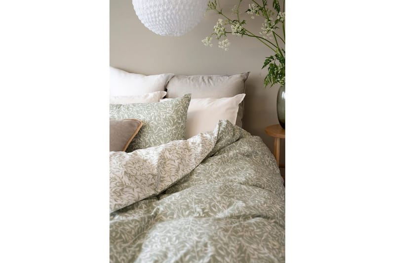 Påslakanset Enkelsäng 2-Dels Garden - Grön - Textilier & mattor - Sängkläder - Bäddset & påslakanset