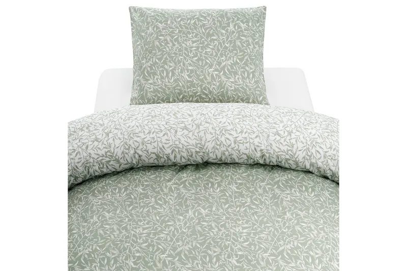 Påslakanset Enkelsäng 2-Dels Garden, Grön