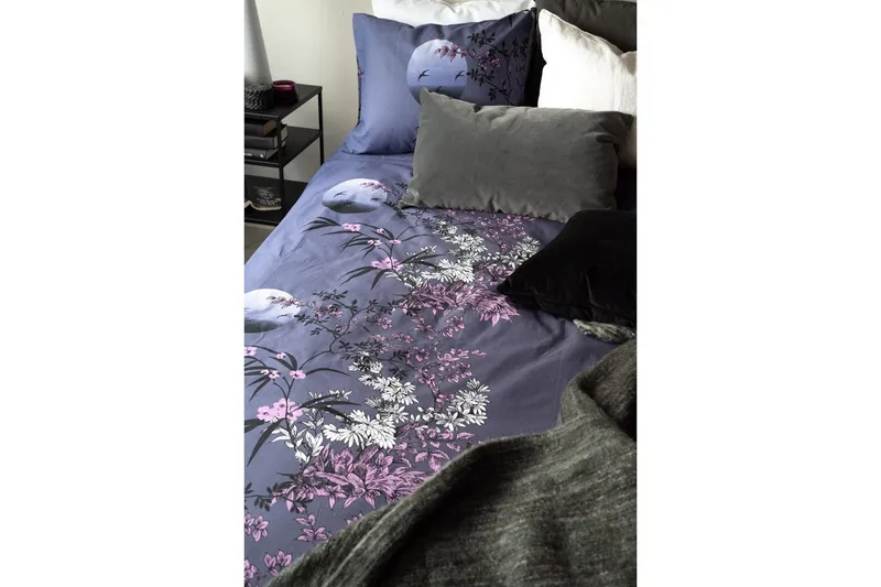 Påslakanset Enkelsäng 2-Dels Japan Grå - Textilier & mattor - Sängkläder - Bäddset & påslakanset