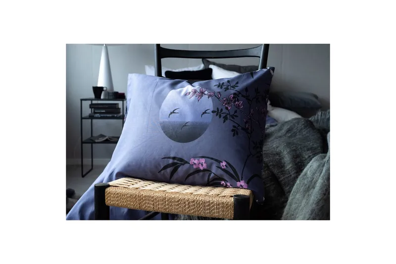 Påslakanset Enkelsäng 2-Dels Japan Grå - Textilier & mattor - Sängkläder - Bäddset & påslakanset