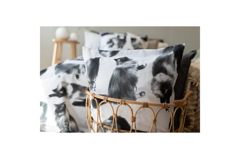 Påslakanset Enkelsäng 2-Dels Julis Grå - Borganäs - Textilier & mattor - Sängkläder - Bäddset & påslakanset