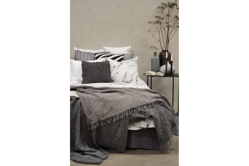 Påslakanset Enkelsäng 2-Dels Marmor Vit - Borganäs of Sweden - Textilier & mattor - Sängkläder - Bäddset & påslakanset