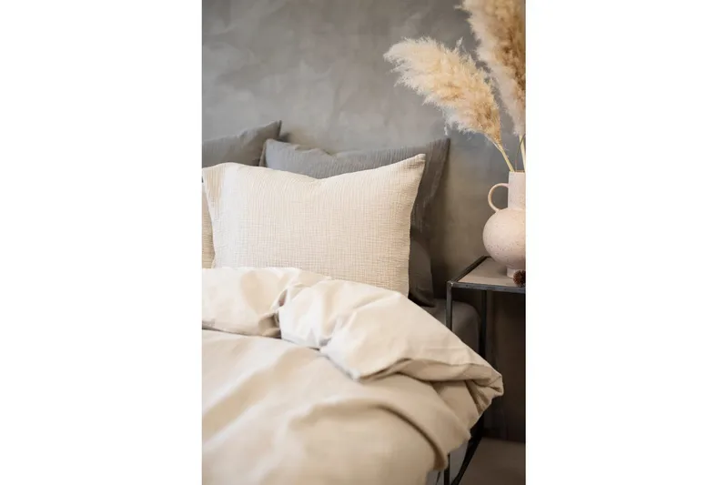 Påslakanset Enkelsäng 2-Dels Rolling - Sand - Textilier & mattor - Sängkläder - Bäddset & påslakanset