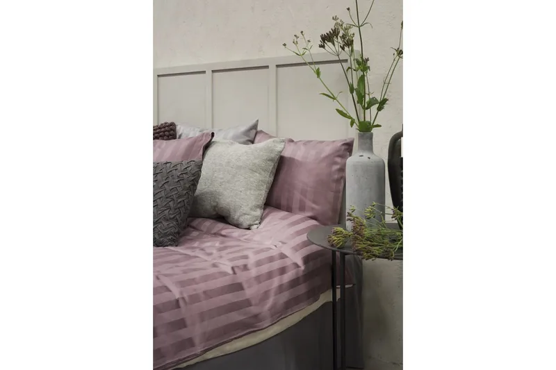 Påslakanset Enkelsäng 2-Dels Satin - Lila - Textilier & mattor - Sängkläder - Bäddset & påslakanset