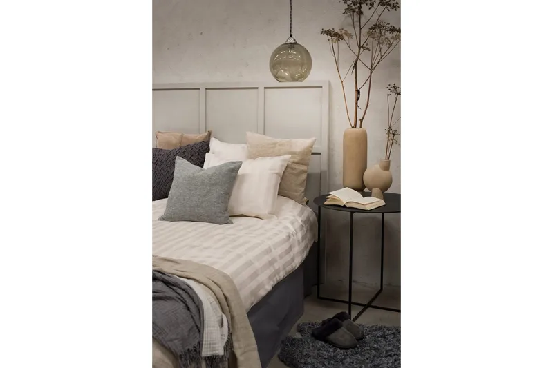 Påslakanset Enkelsäng 2-Dels Satin - Sand - Textilier & mattor - Sängkläder - Bäddset & påslakanset