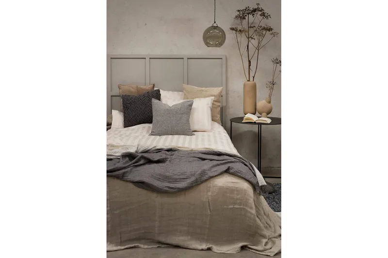 Påslakanset Enkelsäng 2-Dels Satin - Sand - Textilier & mattor - Sängkläder - Bäddset & påslakanset