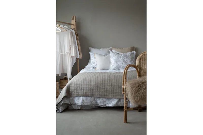 Påslakanset Enkelsäng 2-Dels Tilly - Grå - Textilier & mattor - Sängkläder - Bäddset & påslakanset