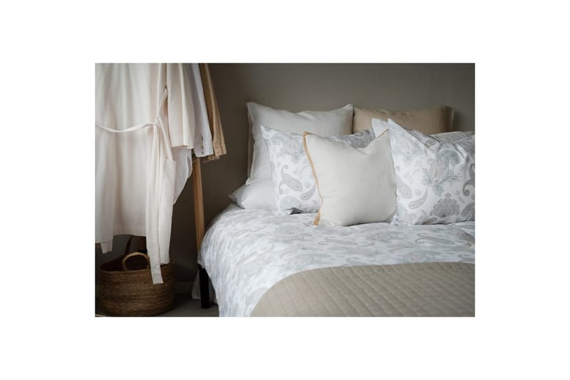 Påslakanset Enkelsäng 2-Dels Tilly - Grå - Textilier & mattor - Sängkläder - Bäddset & påslakanset