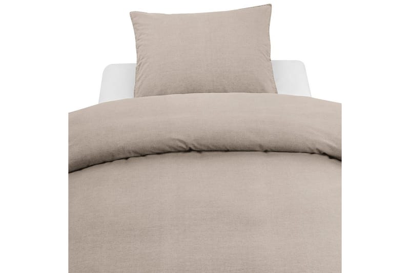 Påslakanset Enkelsäng 2-Dels Washed - Brun - Textilier & mattor - Sängkläder - Bäddset & påslakanset