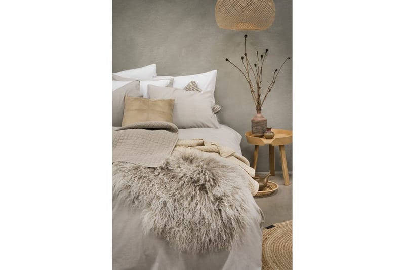 Påslakanset Enkelsäng 2-Dels Washed - Greige - Textilier & mattor - Sängkläder - Bäddset & påslakanset