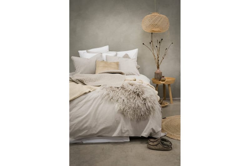 Påslakanset Enkelsäng 2-Dels Washed - Greige - Textilier & mattor - Sängkläder - Bäddset & påslakanset