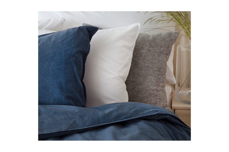 Påslakanset Enkelsäng 2-Dels Washed - Marinblå - Textilier & mattor - Sängkläder - Bäddset & påslakanset