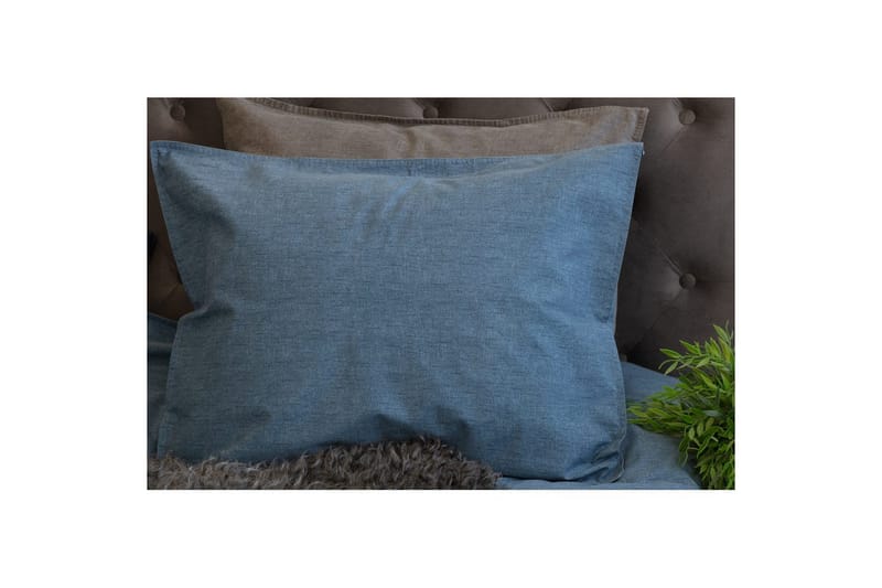 Påslakanset Enkelsäng 2-Dels Washed - Marinblå - Textilier & mattor - Sängkläder - Bäddset & påslakanset