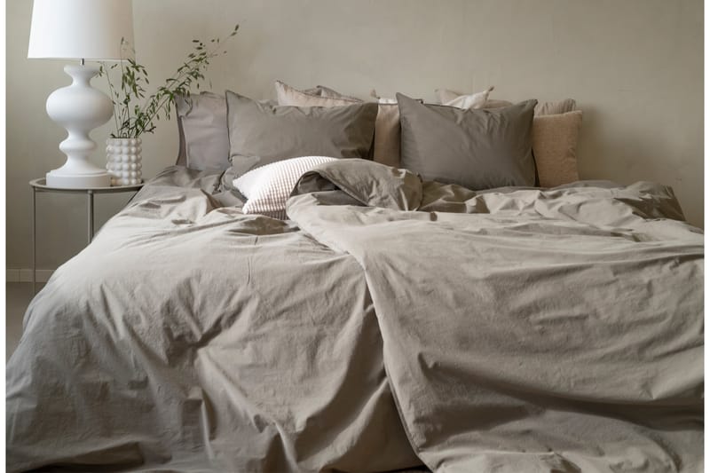PERCALE 3-Dels Bäddset 210x220/50x60 cm Grön - Borganäs - Textilier & mattor - Sängkläder - Bäddset & påslakanset