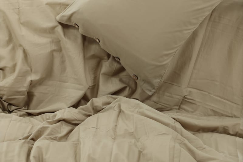 PLAMONDON Bäddset 2-Dels 150x200/50x60 cm Beige - Bäddset & påslakanset - Bäddset dubbelsäng - Sängkläder