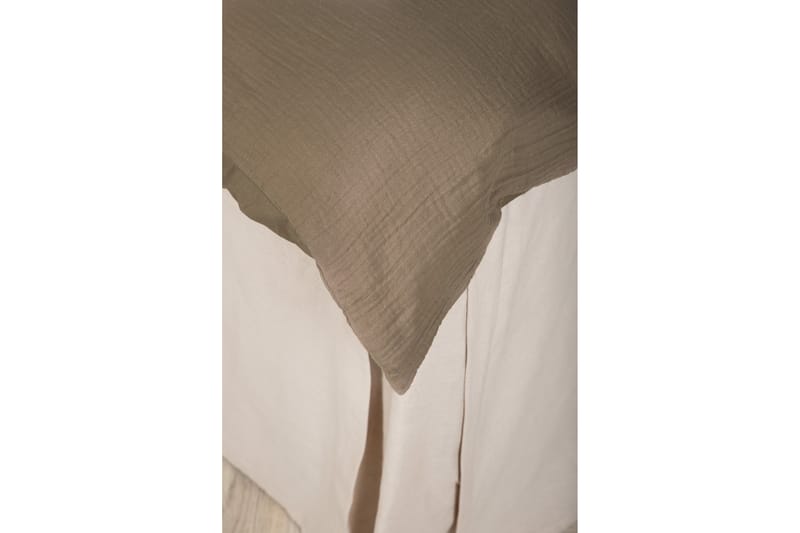 PORTORCHARD Bäddset 2-Dels 150x200/50x60 cm Brun - Bäddset & påslakanset - Bäddset dubbelsäng - Sängkläder