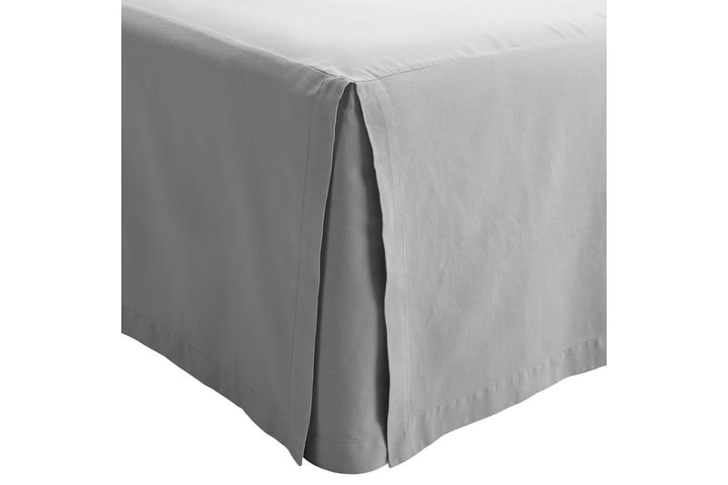 Sängkappa 160 x 200 + 58 cm Mörkgrå - Mörkgrå - Textilier & mattor - Sängkläder - Sängkappor & kantklädsel - Sängkappa kontinentalsäng