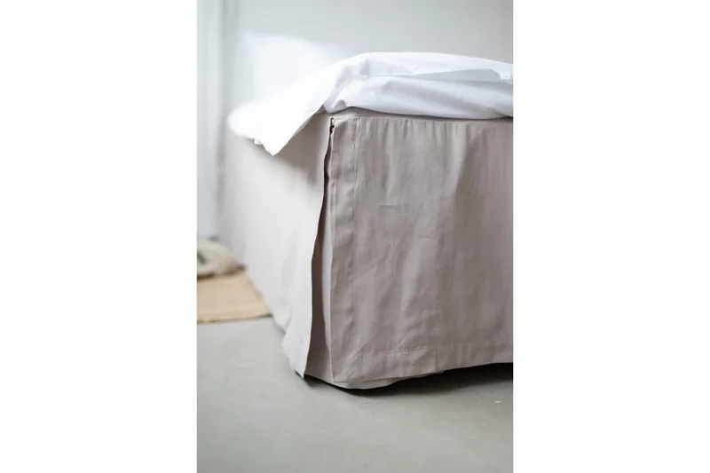 Sängkappa Borganäs of Sweden - 160 x 200 + 58 cm, Greige - Textilier & mattor - Sängkläder - Sängkappor & kantklädsel - Sängkappa kontinentalsäng