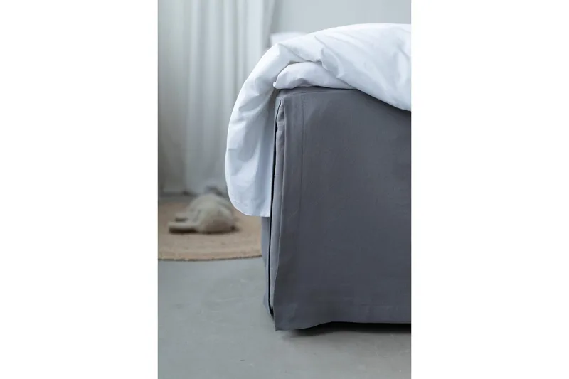 Sängkappa Borganäs of Sweden, 180 x 200 + 58 cm, Mörkgrå