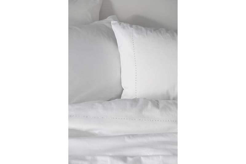 SATIINI Bäddset 210x150 cm Vit - Bäddset & påslakanset - Bäddset dubbelsäng - Sängkläder