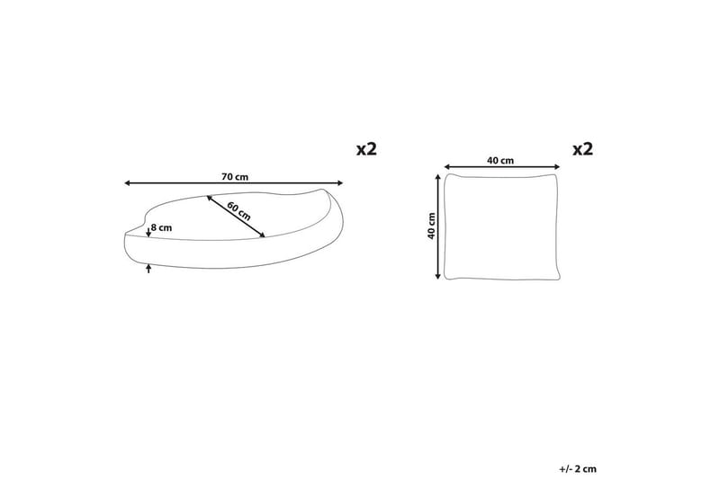 Kuddfodral Capri - Utemöbler - Dynor - Dynöverdrag & utomhusklädslar