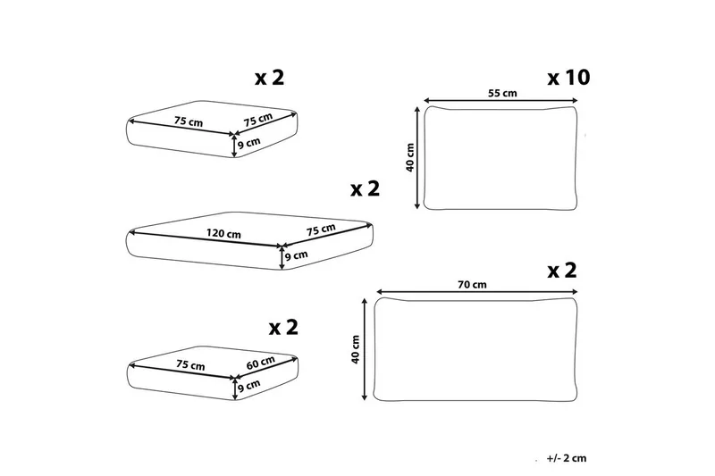 Kuddfodral Maestro II - Utemöbler - Dynor - Dynöverdrag & utomhusklädslar