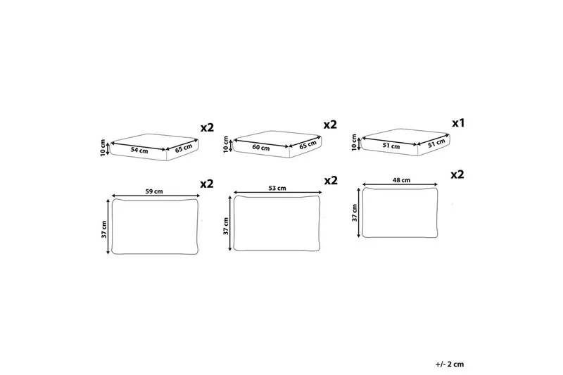 Kuddfodral Milano - Utemöbler - Dynor - Dynöverdrag & utomhusklädslar