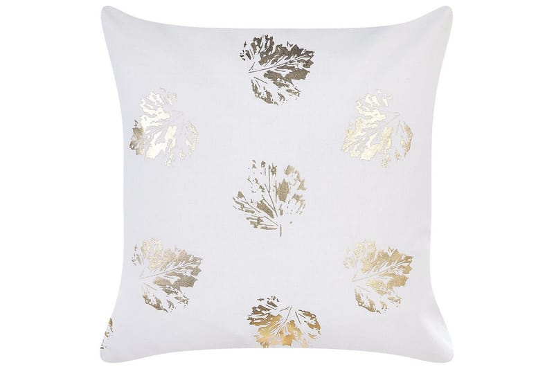 Prydnadskuddar Goldenrod set om 2 Vitt/guld - Vitt/guld - Textilier & mattor - Sängkläder - Sovkudde - Huvudkudde & Innerkudde