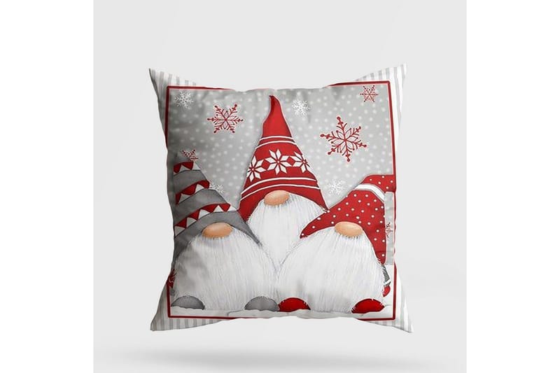 Tyros Innerkudde 43x43 cm, Röd/Grå