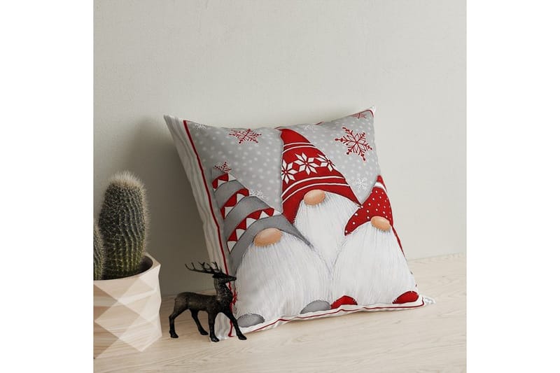 Tyros Innerkudde 43x43 cm - Röd/Grå - Textilier & mattor - Sängkläder - Sovkudde - Huvudkudde & Innerkudde