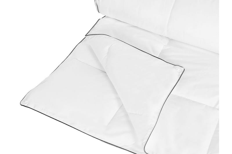 Täcke bomull 200 x 220 cm NUPTSE - Vit - Textilier & mattor - Sängkläder - Täcke - Dubbeltäcke