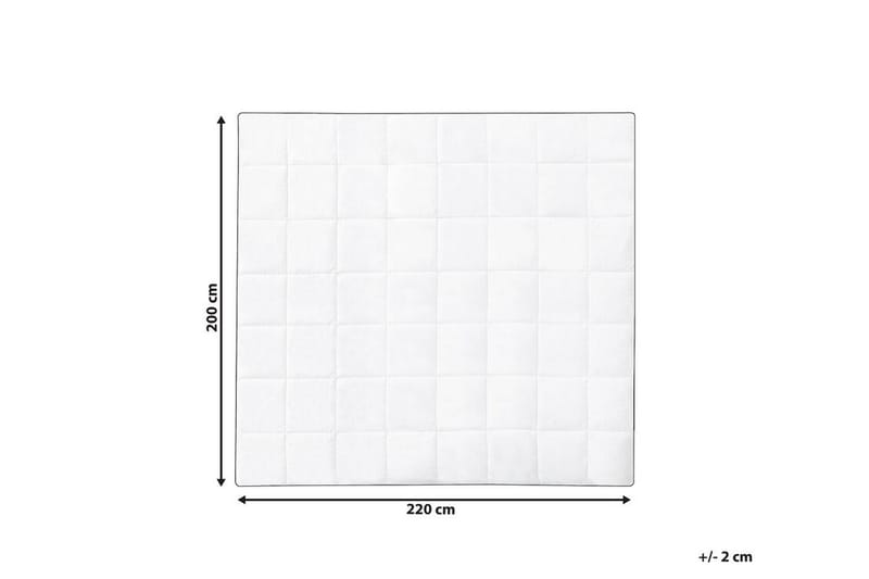 Täcke bomull 200 x 220 cm NUPTSE - Vit - Textilier & mattor - Sängkläder - Täcke - Dubbeltäcke