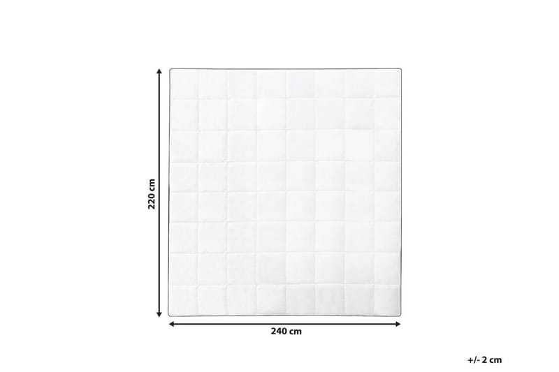 Täcke bomull 220 x 240 cm NUPTSE - Vit - Textilier & mattor - Sängkläder - Täcke - Dubbeltäcke