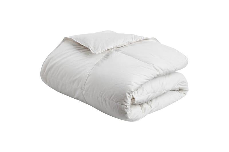 Duntäcke 150 x 210 cm Medelvarmt 600 g - Vit - Textilier & mattor - Sängkläder - Täcke