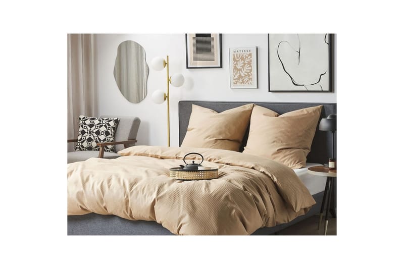 Påslakanset Avondale Beige, 220x155 cm - Beige, 220x155 cm - Textilier & mattor - Sängkläder - Täcke