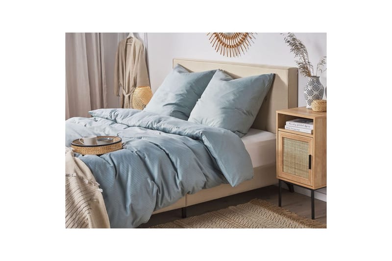 Påslakanset Avondale Grå, 220x155 cm - Grå, 220x155 cm - Textilier & mattor - Sängkläder - Bäddset & påslakanset - Bäddset dubbelsäng