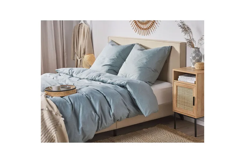 Påslakanset Avondale Grå, 220x240 cm - Grå, 220x240 cm - Textilier & mattor - Sängkläder - Bäddset & påslakanset - Bäddset dubbelsäng