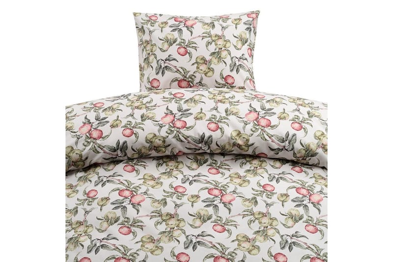Påslakanset Enkelsäng 2-Dels Äppellunden Multi, Grå