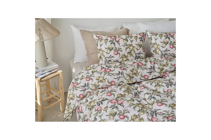 Påslakanset Enkelsäng 2-Dels Äppellunden Multi - Grå - Textilier & mattor - Sängkläder - Bäddset & påslakanset - Bäddset dubbelsäng