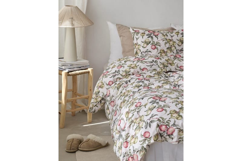 Påslakanset Enkelsäng 2-Dels Äppellunden Multi - Grå - Textilier & mattor - Sängkläder - Täcke