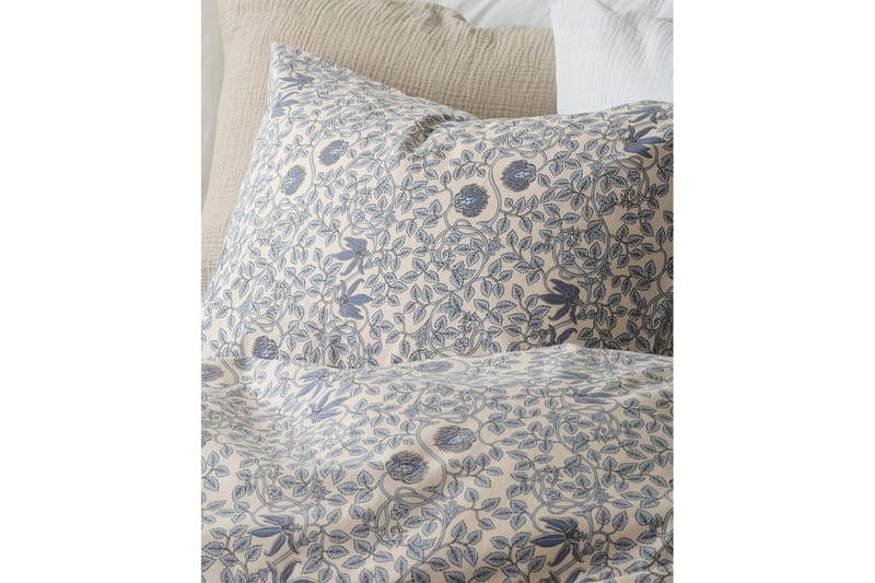 Påslakanset Enkelsäng 2-Dels Botanique - Blå - Textilier & mattor - Sängkläder - Bäddset & påslakanset - Bäddset dubbelsäng