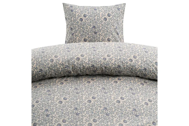 Påslakanset Enkelsäng 2-Dels Botanique, Blå