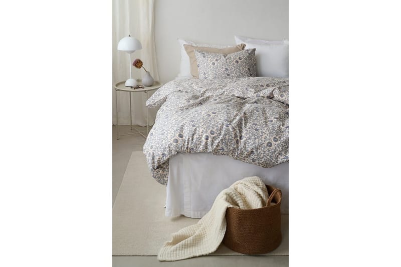 Påslakanset Enkelsäng 2-Dels Botanique - Blå - Textilier & mattor - Sängkläder - Bäddset & påslakanset - Bäddset dubbelsäng