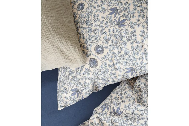 Påslakanset Enkelsäng 2-Dels Botanique - Blå - Textilier & mattor - Sängkläder - Täcke